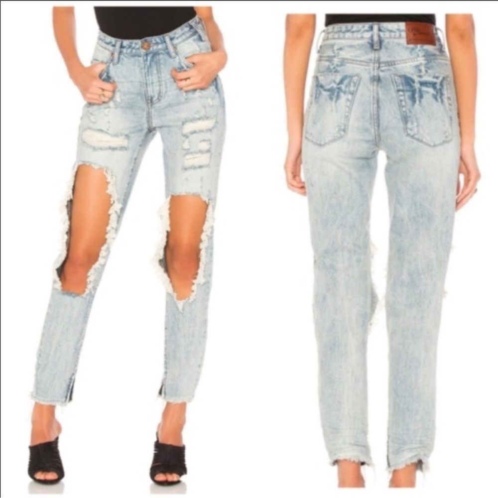 One Teaspoon distressed jeans